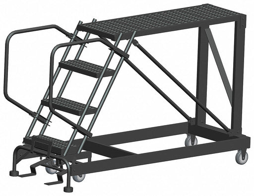 Roll Work Platform Steel Single 40 In.H