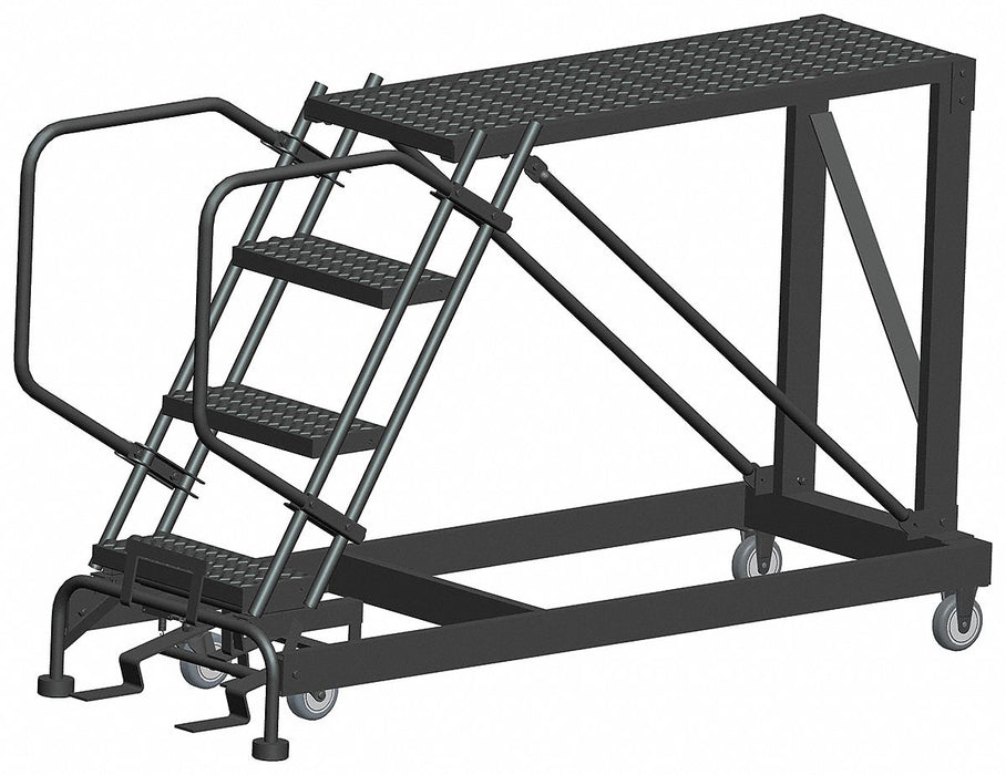 Roll Work Platform Steel Single 40 In.H