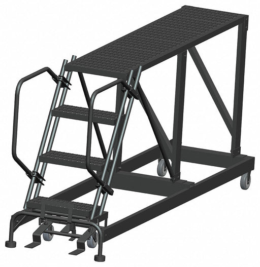 Roll Work Platform Steel Single 40 In.H