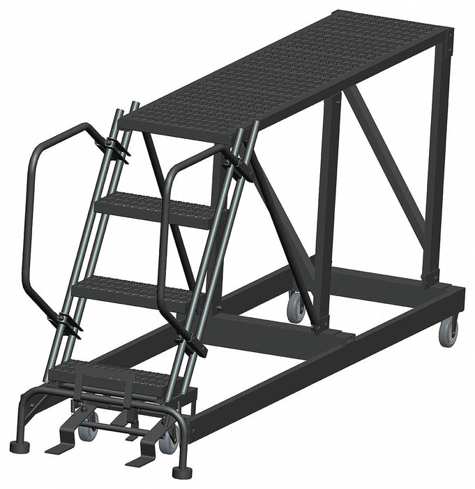 Roll Work Platform Steel Single 40 In.H