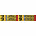 Pipe Marker Ammonia 1 1/8in H 7in W