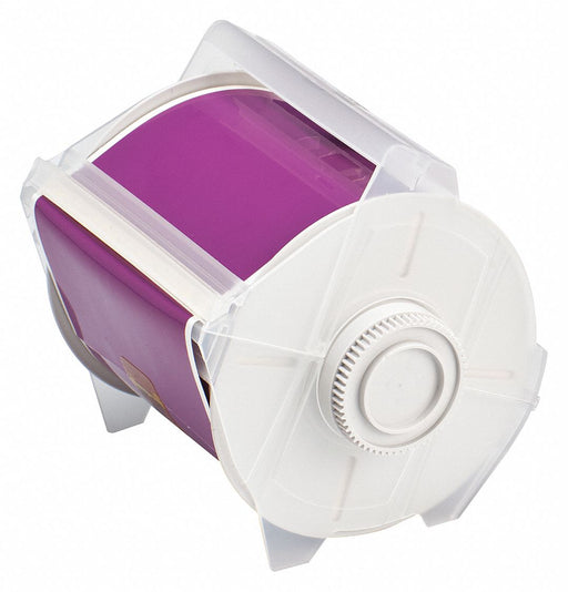 ContinuousLabelStock Purple Gloss 4inW