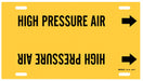 Pipe Mrkr High Prssure Air 10in H 32in W