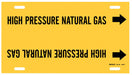 Pipe Marker High Pressure Natural Gas
