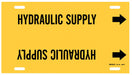 Pipe Mrkr Hydraulic Supply 10in H 32in W