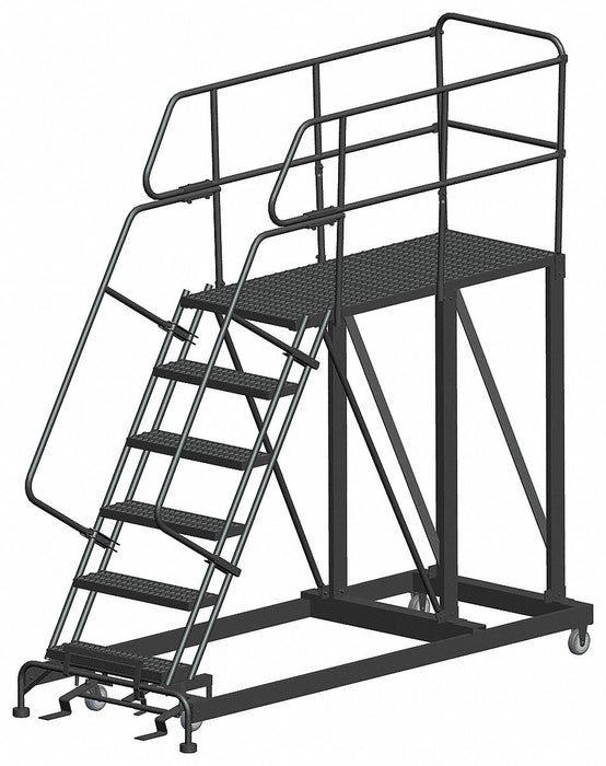 M8933 Roll Work Platform Steel Single 60 In.H