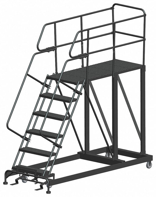 Roll Work Platform Steel Single 60 In.H
