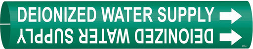 Pipe Marker Deionized Water Supply