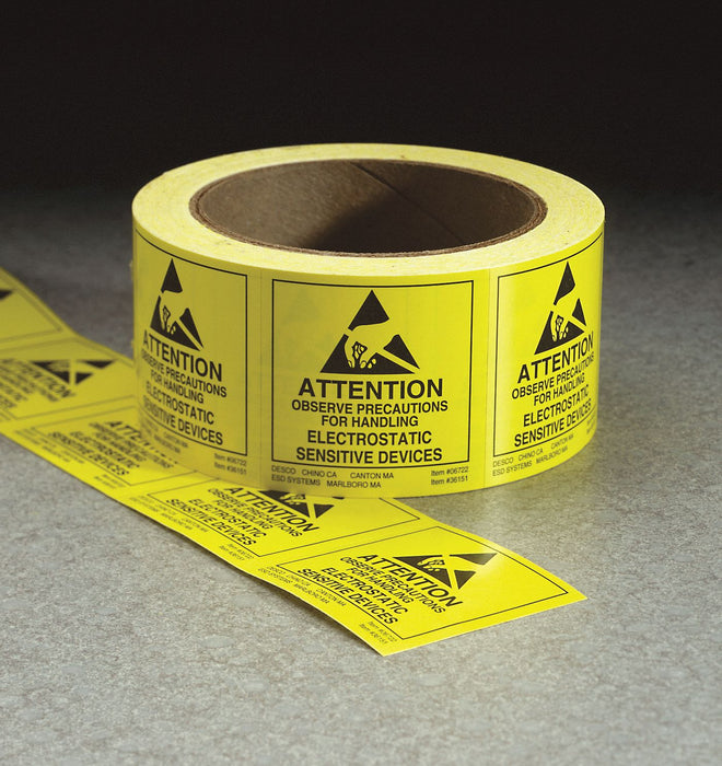 ESD Susceptibility Label 2 x2 PK500