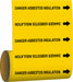 Pipe Marker Danger Asbestos Insulation