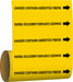 Pipe Marker Dngr Contains Asbstos Fibers