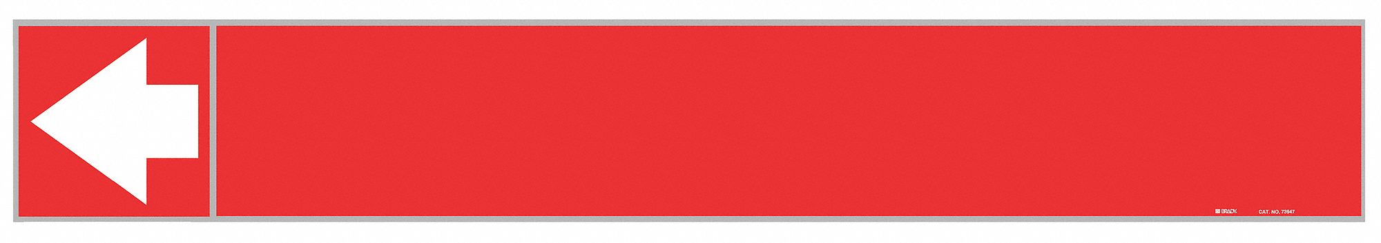 Pipe Marker Blank 2 in H 12 in W
