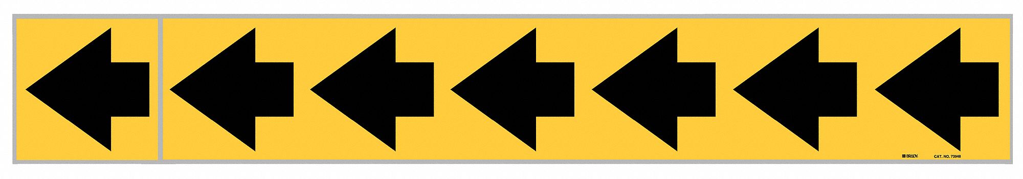 Pipe Marker Arrow 2 in H 12 in W