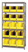 E1502 Bin Shlvng 18inx75inx36in Yellow