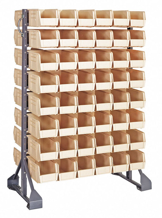 E1536 BinRailFlrRck 20inx54inx36in LdCp 100lb