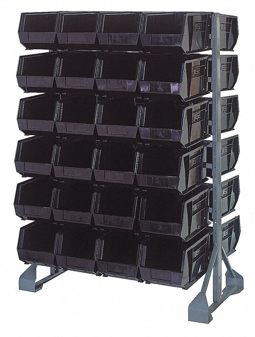 E1537 BinRailFlrRck 20inx54inx36in LdCp 133lb