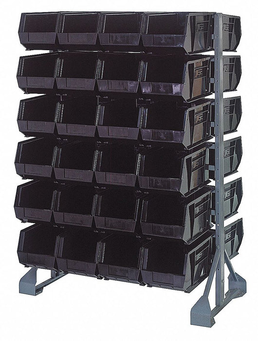 E1537 BinRailFlrRck 20inx54inx36in LdCp 133lb