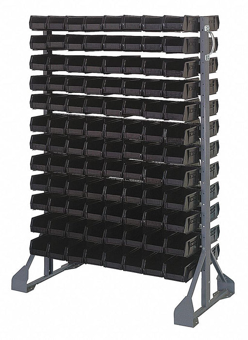 E1535 BinRailFlrRck 20inx54inx36in LdCp 133lb