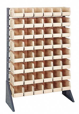 E1532 BinRailFlrRck 15inx54inx36in LdCp 37 lb