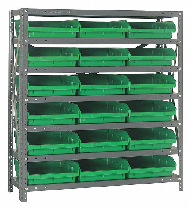 E1525 Bin Shlvng 18inx39inx36in Green