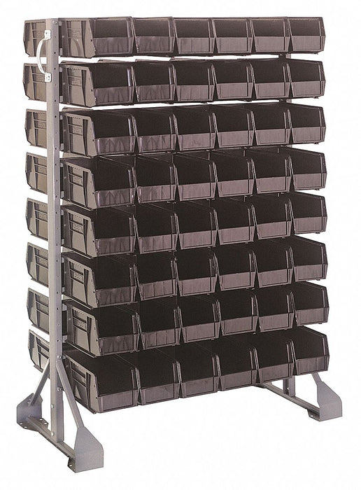 E1536 BinRailFlrRck 20inx54inx36in LdCp 100lb