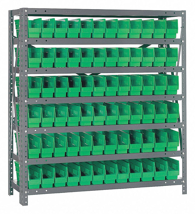 E1510 Bin Shlvng 12inx39inx36in Green