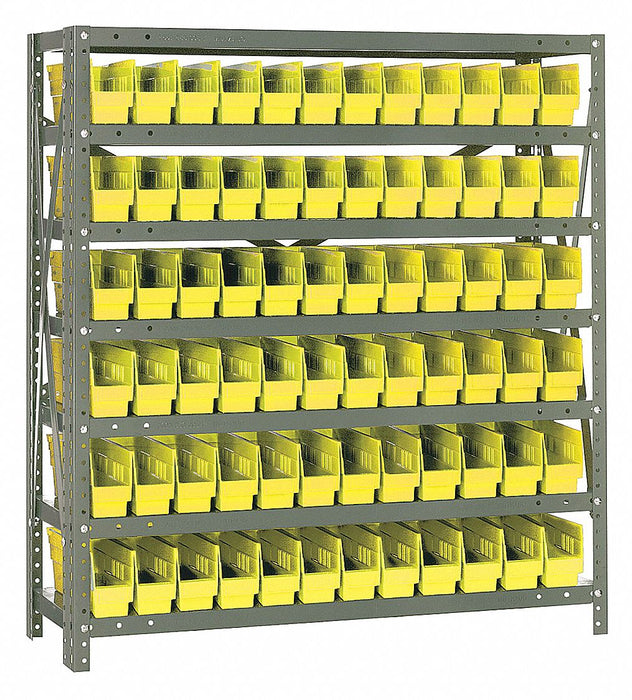 E1510 Bin Shlvng 12inx39inx36in Yellow