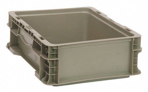 StraightWallTote 12inL 15inW Gray