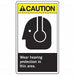 Safety Label 5 inx3 1/2 in Vinyl PK5