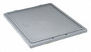 E1890 Lid 18.25 in W Plastic Gray