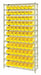 E3957 Bin Shlvng 18inx74inx36in Yellow
