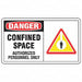 Safety Label 3 1/2 inx5 in Vinyl PK5