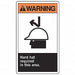Safety Label 5 inx3 1/2 in Vinyl PK5
