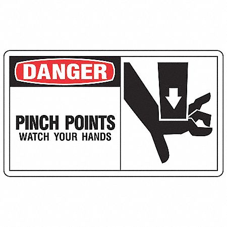 Safety Label 3 1/2 inx5 in Vinyl PK5