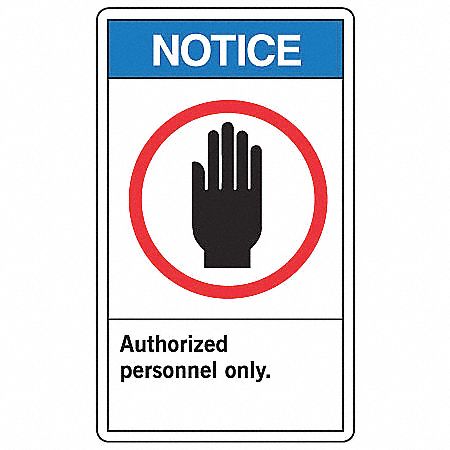 Safety Label 5in x 3.5in Vinyl PK5
