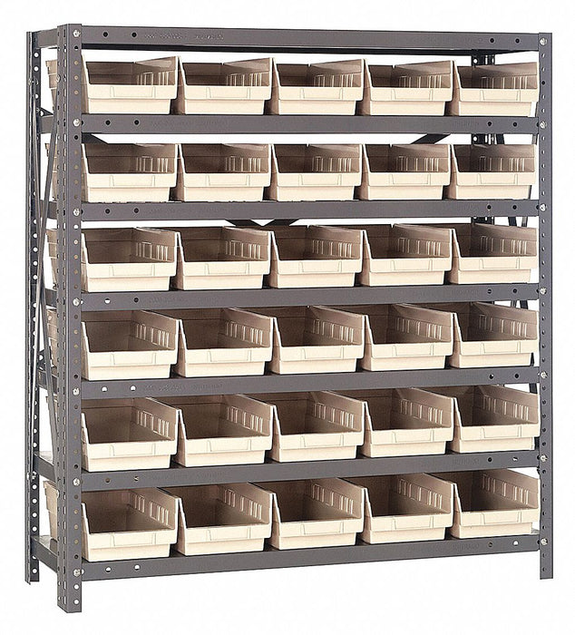 E1512 Bin Shlvng 12inx39inx36in Ivory