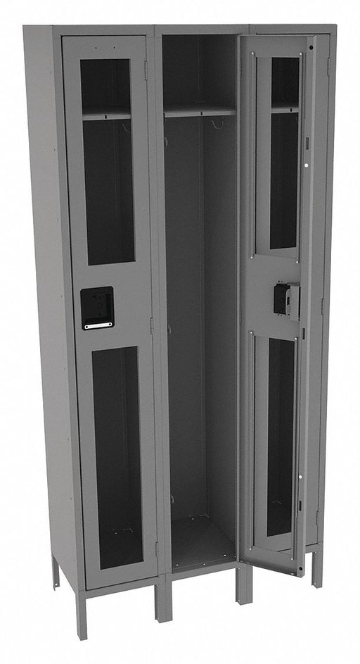 Wrdrb Lckr 1x3Lckr Gray 78 x36 x15 Assm