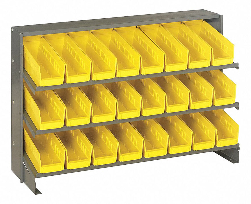 E1540 Bench Pick Rack 12x21x36in Yellow