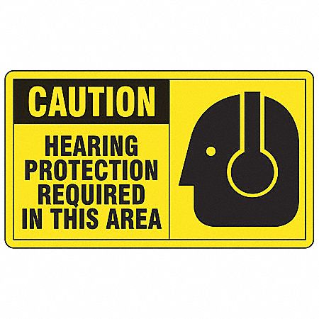 Safety Label 3 1/2 inx5 in Vinyl PK5