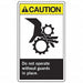 Safety Label 5 inx3 1/2 in Vinyl PK5