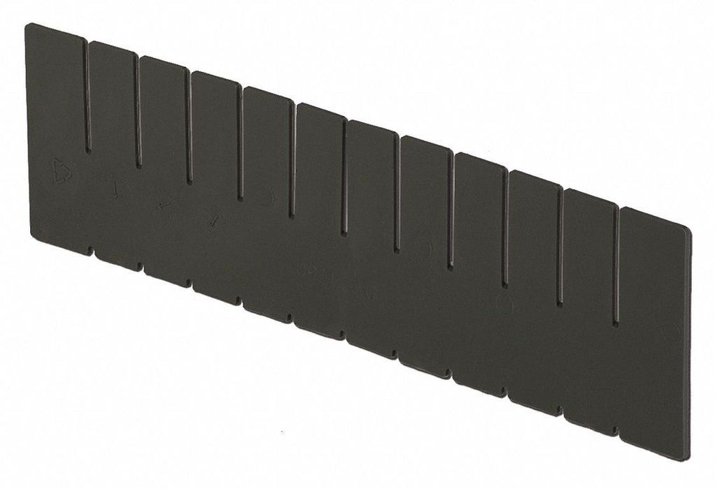 Divider 4.5 in H 15.625 in L Black