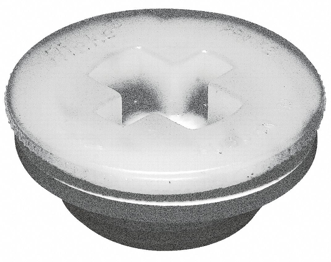 DrumPlug 0.75inOD Polyethylene White