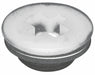 DrumPlug 0.75inOD Polyethylene White