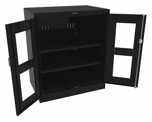 Storage Cabinet 42 x36 x24 Black 2Shlv