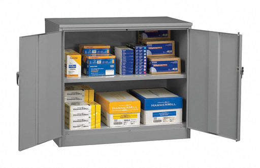 Storage Cabinet 42 x48 x18 MdGry 2Shlv