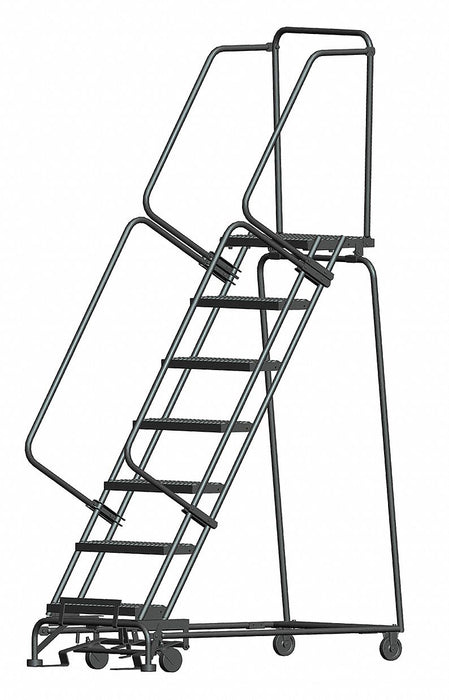 Lockstep Rolling Ladder Steel 70 In.H