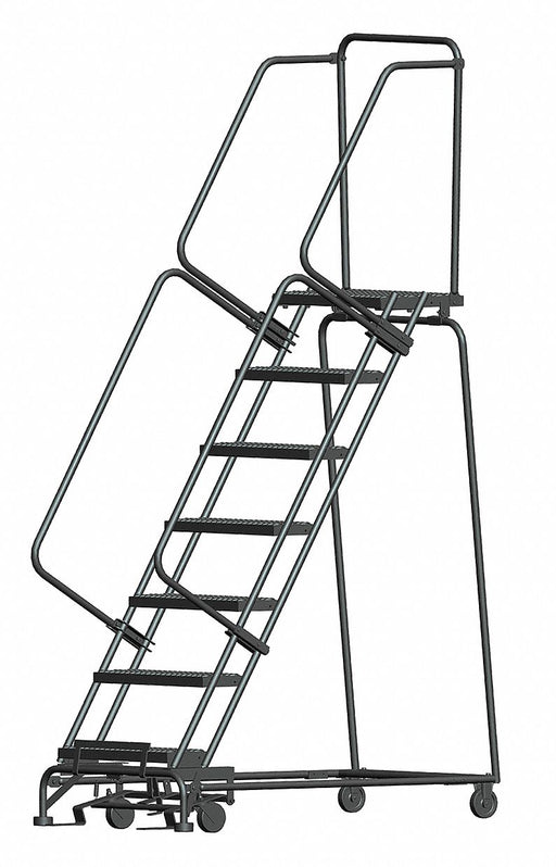 Lockstep Rolling Ladder Steel 70 In.H