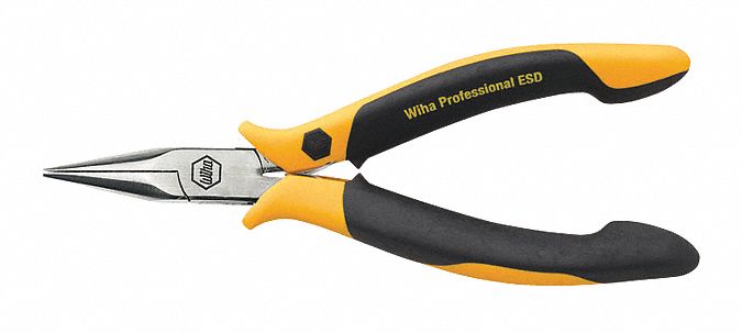 Needle Nose Plier 4-3/4 L Serrated