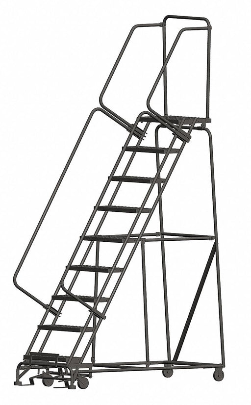 Lockstep Rolling Ladder Steel 90 In.H