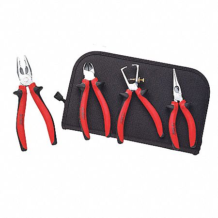 Plier Set Dipped 4 Pcs